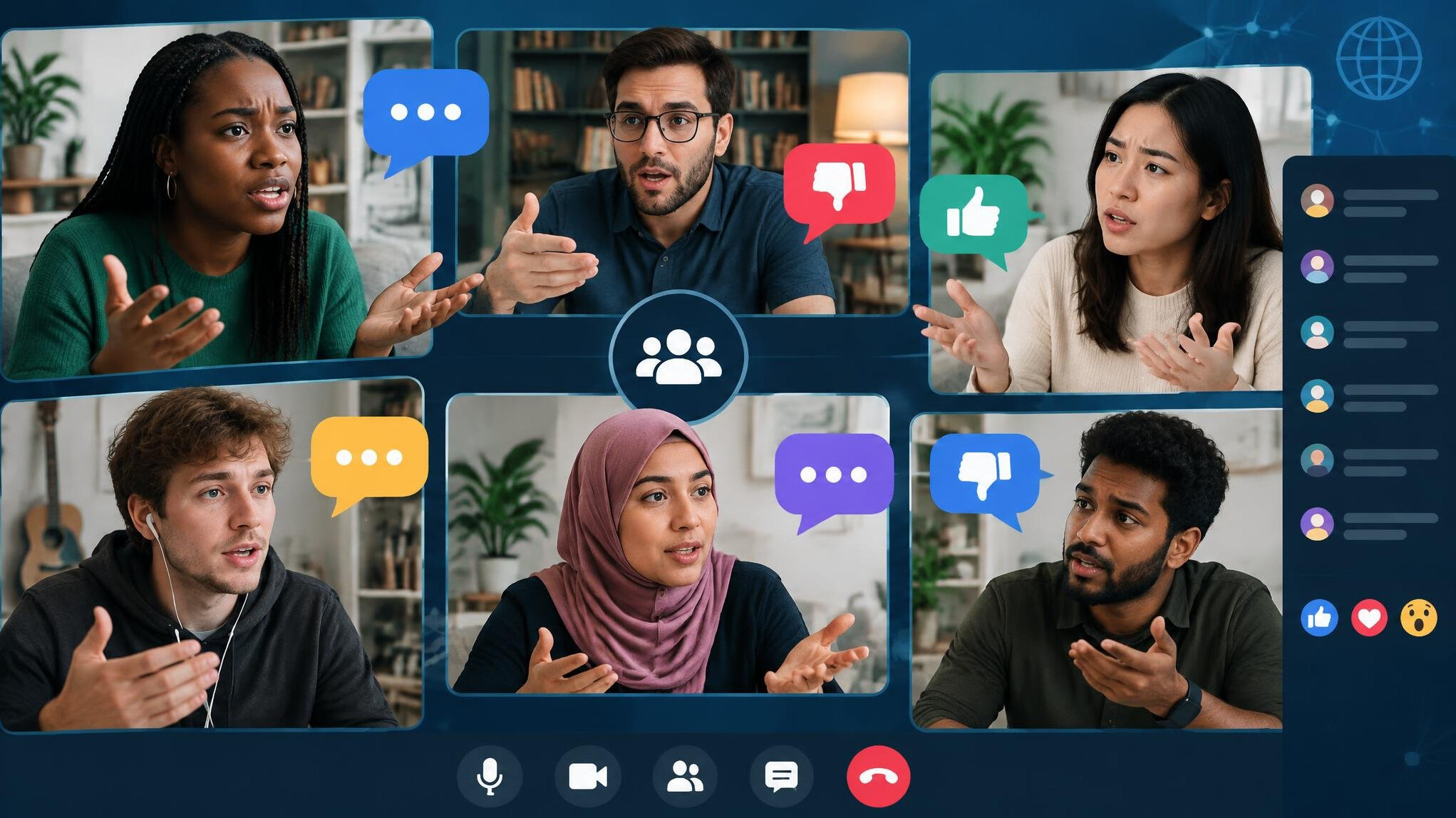 group discussion online